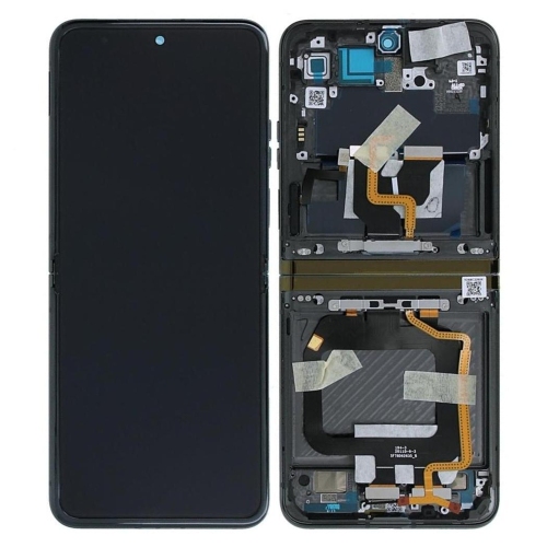 Motorola Moto Razr 50Ultra XT2451 售后原装总成带框 黑蓝