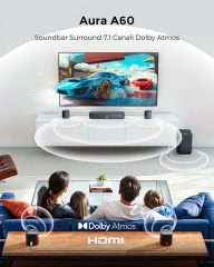 Soundbar Ultimea Aura A60 PRO 7.1 Dolby Atmos 420W