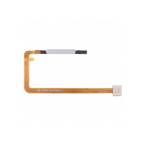 Samsung A065F A06 4G 2024 Flex Di Tasto Power + Impronte Flex Argento Bianco