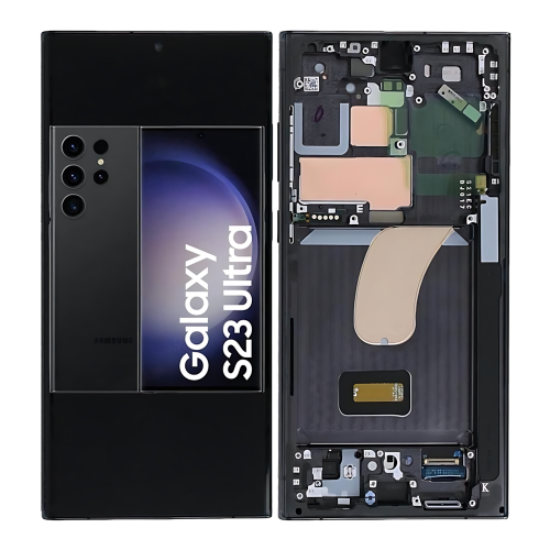 Samsung S23Ultra 5G S918B Display Originale + Frame Service Pack Nero