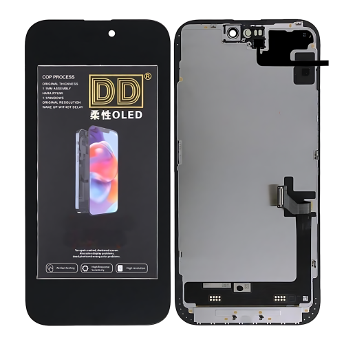 IPhone 15Plus Display Completo Compatibile OLED SOFT (DD) Nero