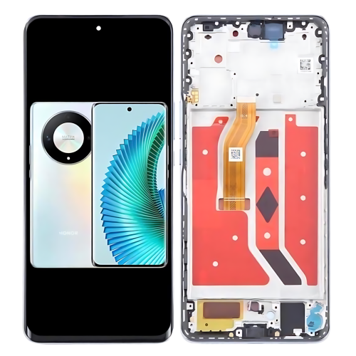 Huawei Honor Magic 6Lite 5G ALI-NX3 Honor X9B ALI-NX1 Honor X50 5G Display ORIGINALE + Frame Argento