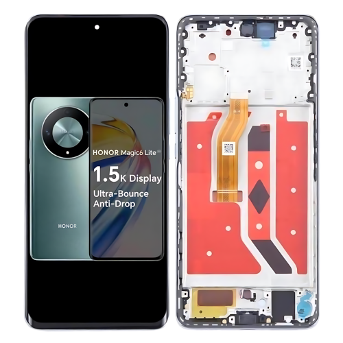 Huawei Honor Magic 6Lite 5G ALI-NX3 Honor X9B ALI-NX1 Honor X50 5G Display ORIGINALE + Frame Verde