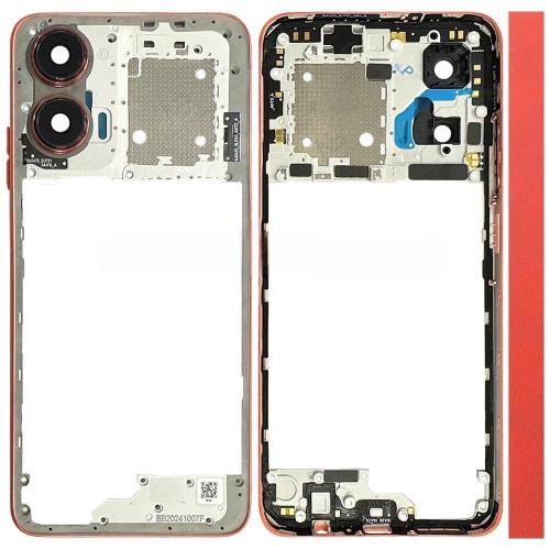 Motorola Moto G35 5G XT2433 XT2433-5 原装边框 红