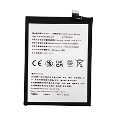 高容量电池 5000mAh BLPA17 Realme C53 RMX3760 Realme C65 4G RMX3910 Realme C67 5G RMX3890 Realme C67 4G RMX3782 Realme 12 5G RMX3999 (DEJI 工厂生产，没Logo)