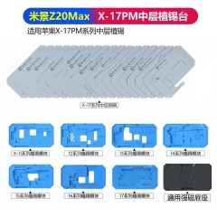MiJing Z20 MAX BGA Reballing Dispositivo per iPhone X-17 serie Posizionamento della scheda madre Saldatura Riparazione