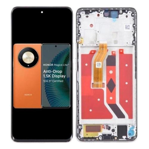 Huawei Honor Magic 6Lite 5G ALI-NX3 Honor X9B ALI-NX1 Honor X50 5G Display ORIGINALE + Frame Corallo Arancia