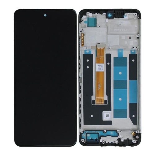 Realme C55 RMX3710 Display ORIGINALE + Frame Nero