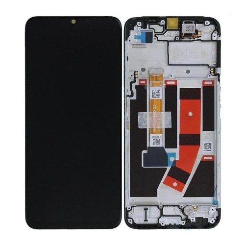 OPPO A57 4G CPH2387 OPPO A57S CPH2385 OPPO A77 4G CPH2385 Display ORIGINALE + Frame Nero