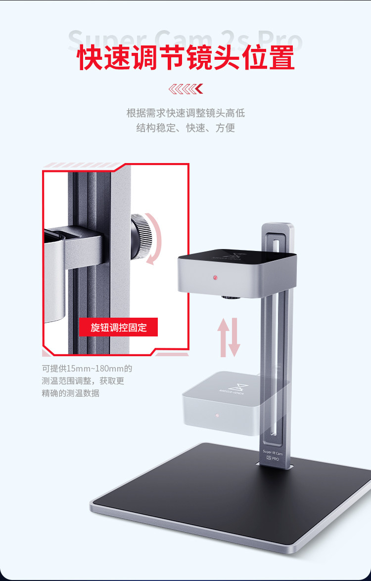 **Offerta! QIANLI MEGA-IDEA Termocamera Super IR Cam 2S Pro per Diagnosi Rapida di Schede Madri PCB, Strumento per Cortocircuiti