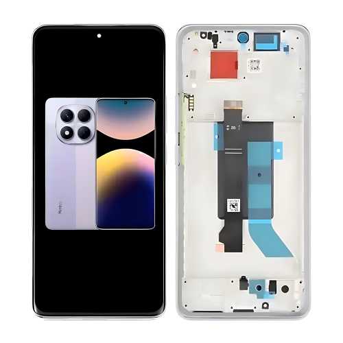 Xiaomi Redmi Note 14Pro 5G 24090RA29G Poco X7 24095PCADG (200mp) Display ORIGINALE + Cornice Viola
