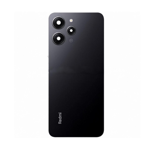 Xiaomi Redmi 12 4G Cover Posteriore ORIGINALE + Supporto Fotocamera Nero 23053RN02A 23053RN02Y 23053RN02I