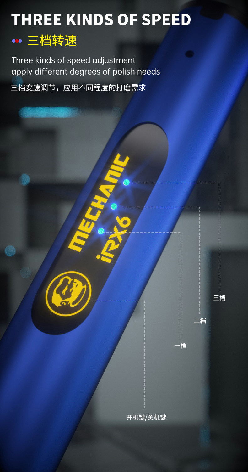 Offerta! Penna lucidante elettrica intelligente MECHANIC iRX6
