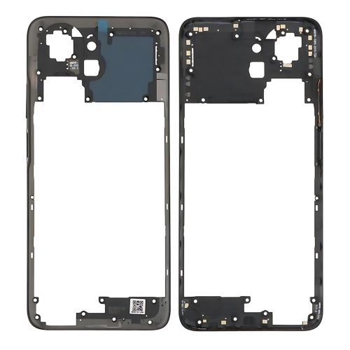 Huawei Honor X7A RKY-LX1 RKY-LX2 RKY-LX3 Frame Cornice Centrale ORIGINALE Nero
