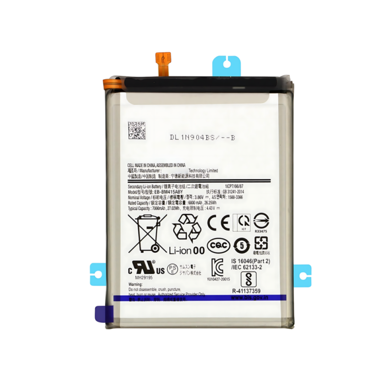 电池 EB-BM415ABY Samsung M515F M51 2020 M625F M62 5G