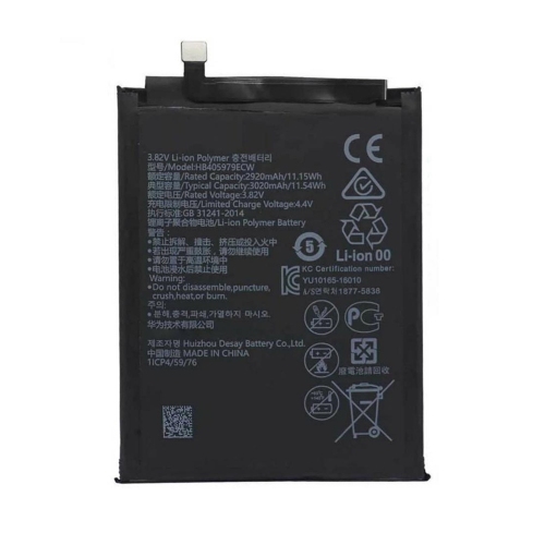 Batteria HB405979ECW Huawei Nova Nova Smart Nova Young Y5 2019 Honor Play 7 8E Honor 6C Honor 6A Youth Y6 2019 Honor 8A Y5 2018 Y6 2017 Y6Pro 2017 Y6S Y5P Honor 9S