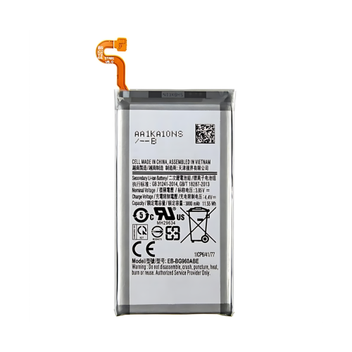 Batteria De Grande Capacita 3000mAh EB-BG960ABE Samsung S9 G960F (Prodotto Nello Stabilimento Di Deji, Senza Logo)