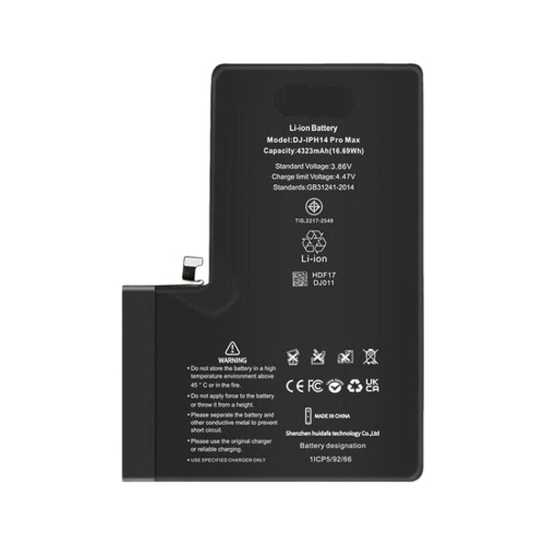 IPhone 14Pro Max Batteria De Grande Capacita 4750MAH (Prodotto Nello Stabilimento Di Deji, Senza Logo)