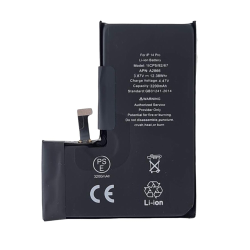IPhone 14Pro 电池 3200MAH GENUINE (可诊断,显示正品DEJI 工厂生产,没Logo)