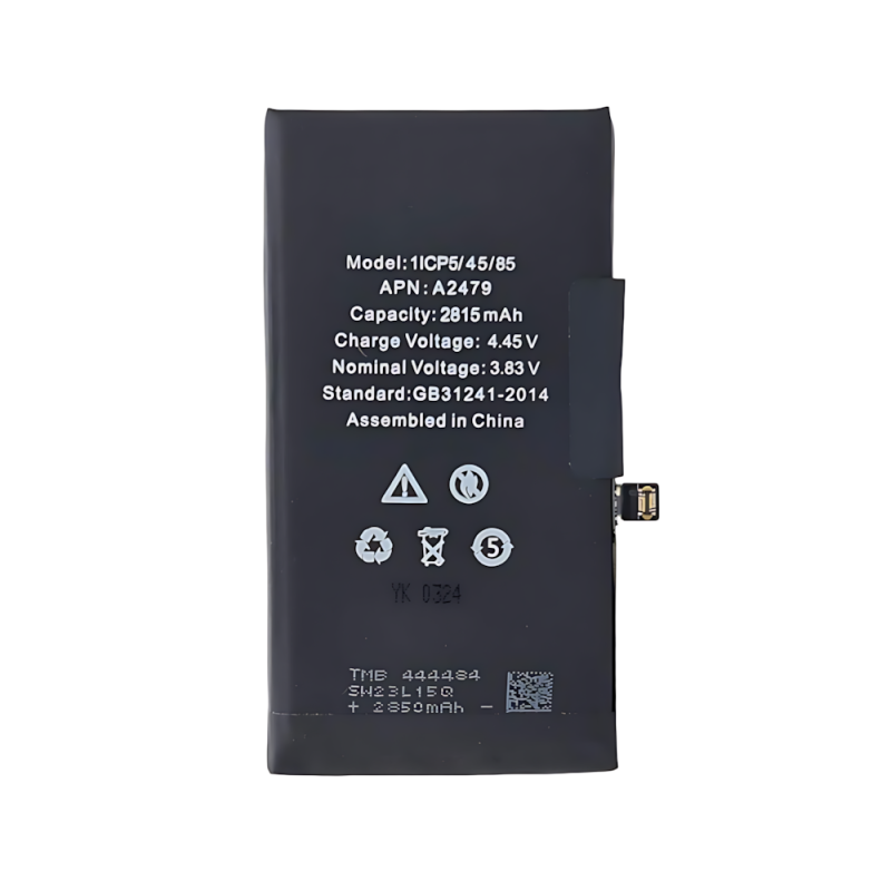 IPhone 12 IPhone 12Pro 电池 2815MAH (可诊断,显示电池健康度100%DEJI 工厂生产,没Logo)