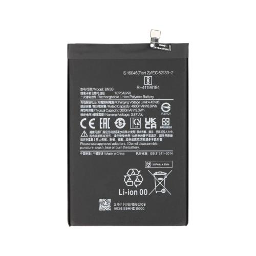 高容量电池 5000mAh BN5G Xiaomi Redmi 10C Redmi 10A 220333QAG 220333QBI 220333QNY 220233L2C 220233L2G 220233L2I (DEJI 工厂生产，没Logo)
