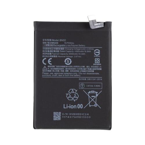 高容量电池 5000mAh BN5D Xiaomi Redmi Note 11 4G Redmi Note 11S 4G Redmi Note 12S Poco M4Pro 4G 2201117SG 2201117SI 2201117SY MZB0B5VIN 2201117PI 2201117TG 2201117PG 2201117TY (DEJI 工厂生产，没Logo)