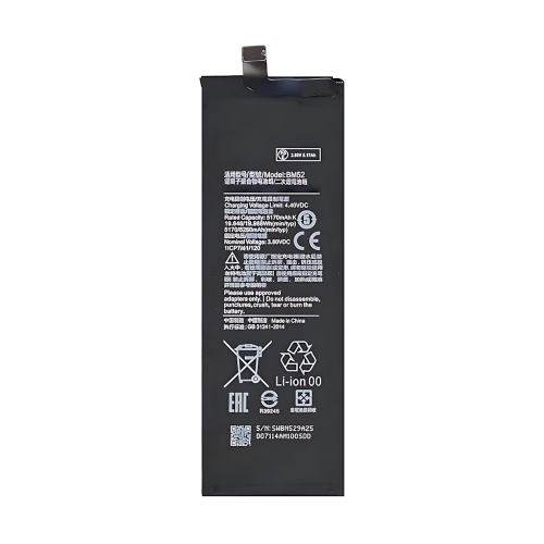 高容量电池 5260mAh BM52 Xiaomi Mi Note10 Mi Note10Pro Mi Note10Lite Mi CC9Pro M1910F4G M1910F4S (DEJI 工厂生产，没Logo)