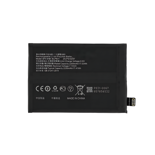 高容量电池 2250mAh BLP831 OPPO Find X3Pro Find X3 CPH2173 PEEM00 PEDM00 (DEJI 工厂生产，没Logo)