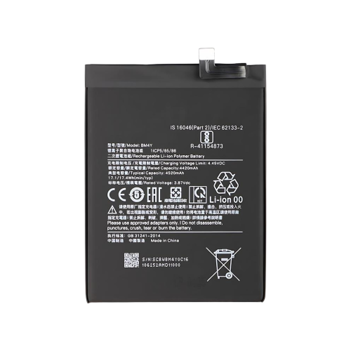 Batteria De Grande Capacita 4520mAh BM4Y Xiaomi Mi 11i Mi 11X Pro PocoPhone F3 Poco F3 Redmi K40 K40S K40Pro M2012K11G M2012K11I M2012K11AG (Prodotto Nello Stabilimento Di Deji, Senza Logo)