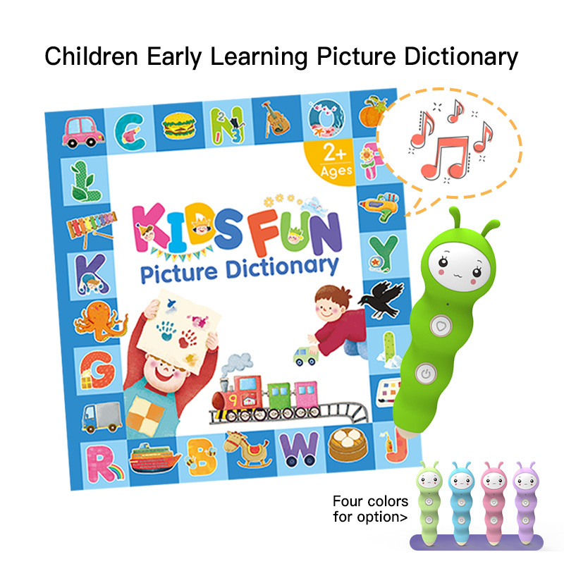 Kids Fun Picture Dictionary with Talking Pen Interactive English Learning for Ages 2+ Years Old