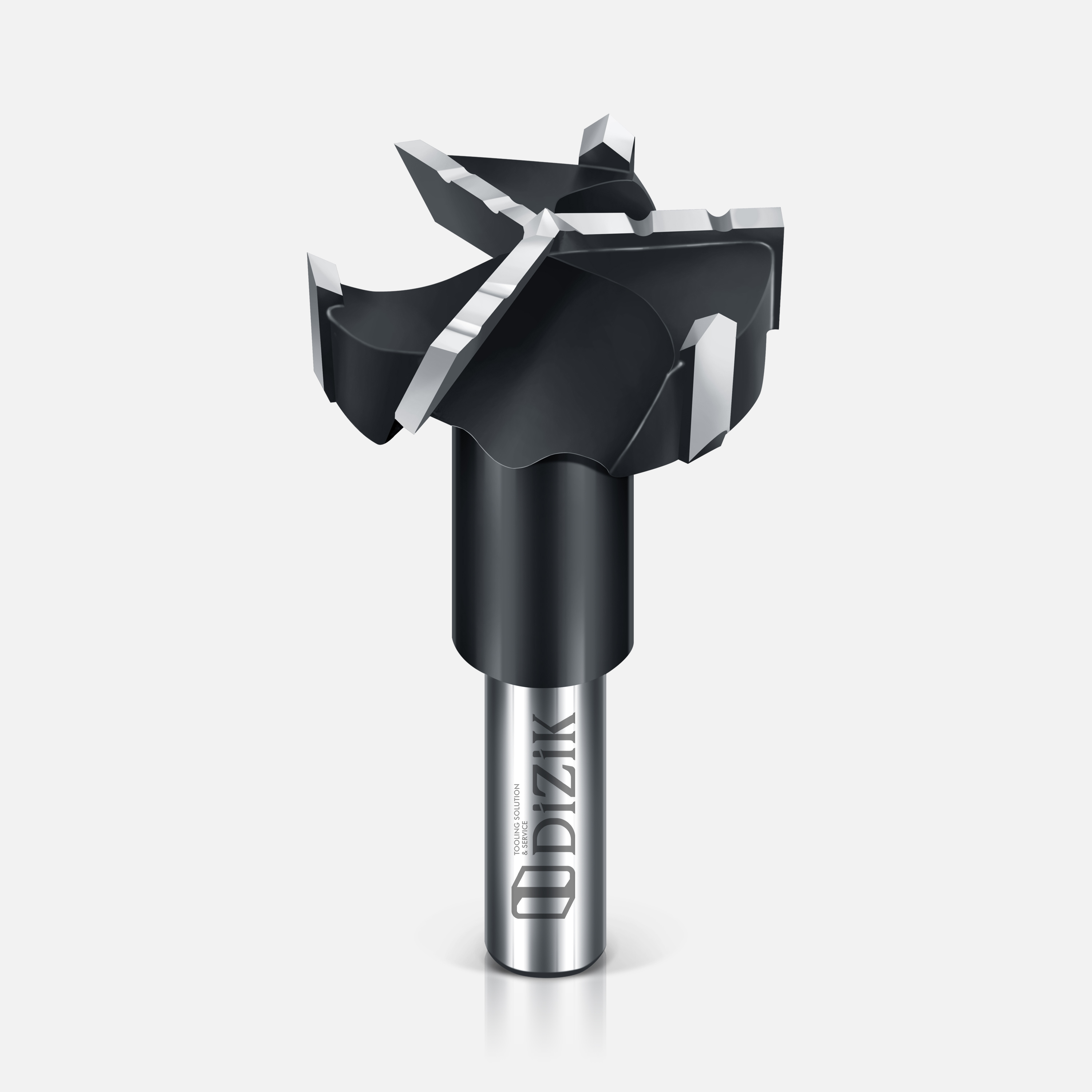 HW-Hinge boring bit Z3+3 chipbreaker design