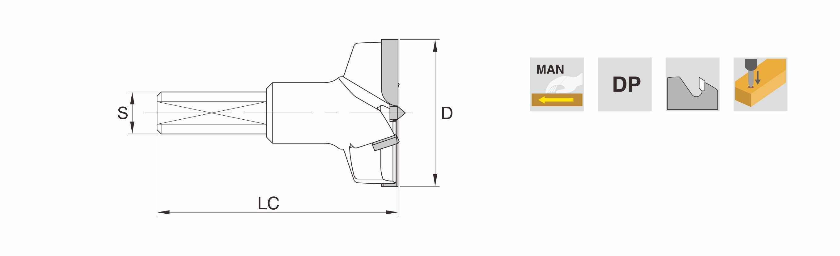 Diamond hinge boring bits