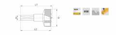 HW-Hinge boring bit Z2+2