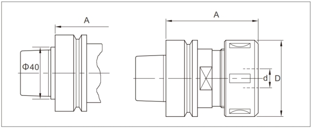 HSK 63F tool holder