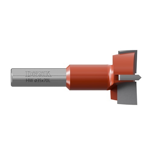 Foret à charnière HW-DiZiK 35x70LH Z2+2 - Foret à pointe carbure - Outil de précision pour le travail du bois,Foret à charnière HW-DiZiK 35x70LH Z2+2 - Foret à pointe carbure - Outil de précision pour le travail du bois