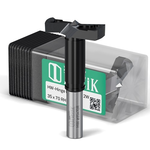 Foret à charnière DiZiK Super Dura 35 x 70R - Pointe en carbure monobloc - Précision haute vitesse pour stratifiés,Foret à charnière DiZiK Super Dura 35 x 70R - Pointe en carbure monobloc - Précision haute vitesse pour stratifiés