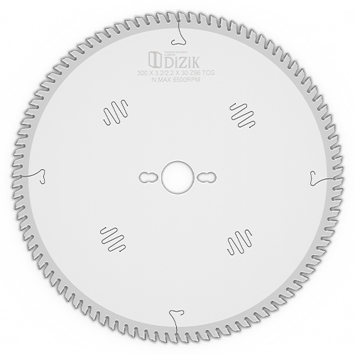 Durable PCD Diamond Saw Blade for Laminated Panels, MDF, HPL - 30-50X Longer Life Than Carbide-DiZiK,300mm PCD Diamond Saw Blade - 30-50X Lifespan for Laminated Panels, HPL, MDF | Compatible with Altendorf, SCM, Felder