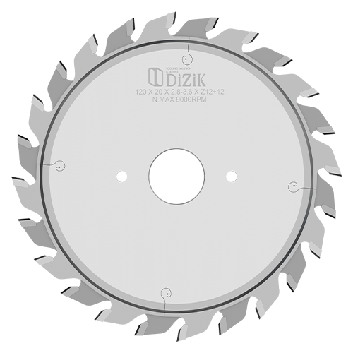 Double Scorers Adjustable Kerf Scoring Saw - Pre-Groove 3.0/3.2/3.5mm for Laminates, HPL, Veneers,Double Scorers Adjustable Kerf Scoring Saw - Pre-Groove 3.0/3.2/3.5mm for Laminates, HPL, Veneers