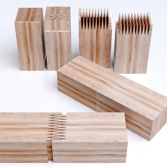 Wood Finger Joints Produced by DiZiK Premium Cutter - Perfect Fit for Glue - Based Woodworking Systems