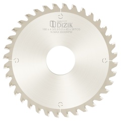 Scie à inciser DiZiK HW - Incision conique pour scie à table coulissante - Diamètres 100, 120 et 125,Scie à inciser DiZiK HW - Incision conique pour scie à table coulissante - Diamètres 100, 120 et 125
