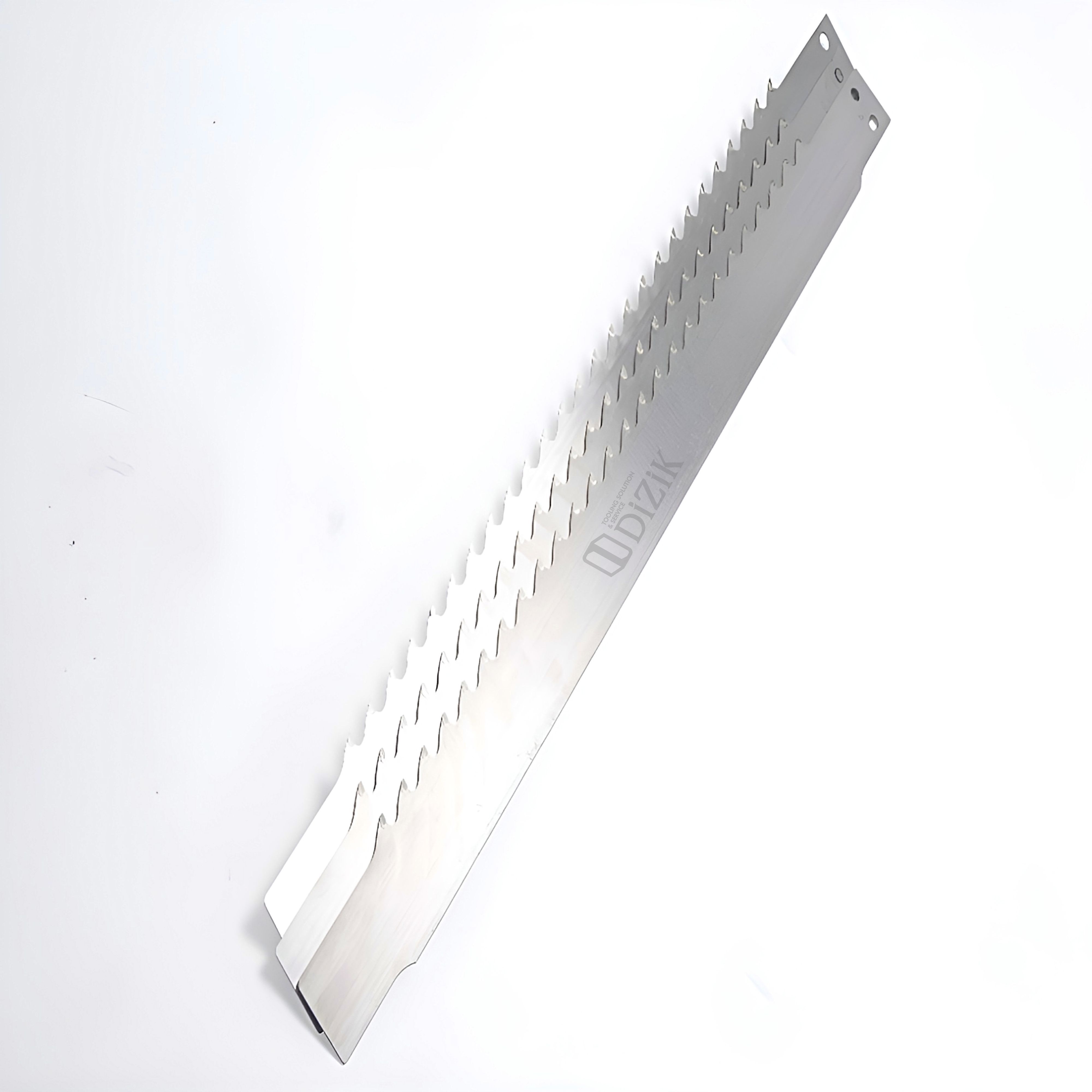 Vue latérale de la lame de scie à cadre DiZiK Stellite - Conception à haute durabilité pour des opérations de coupe du bois efficaces et précises