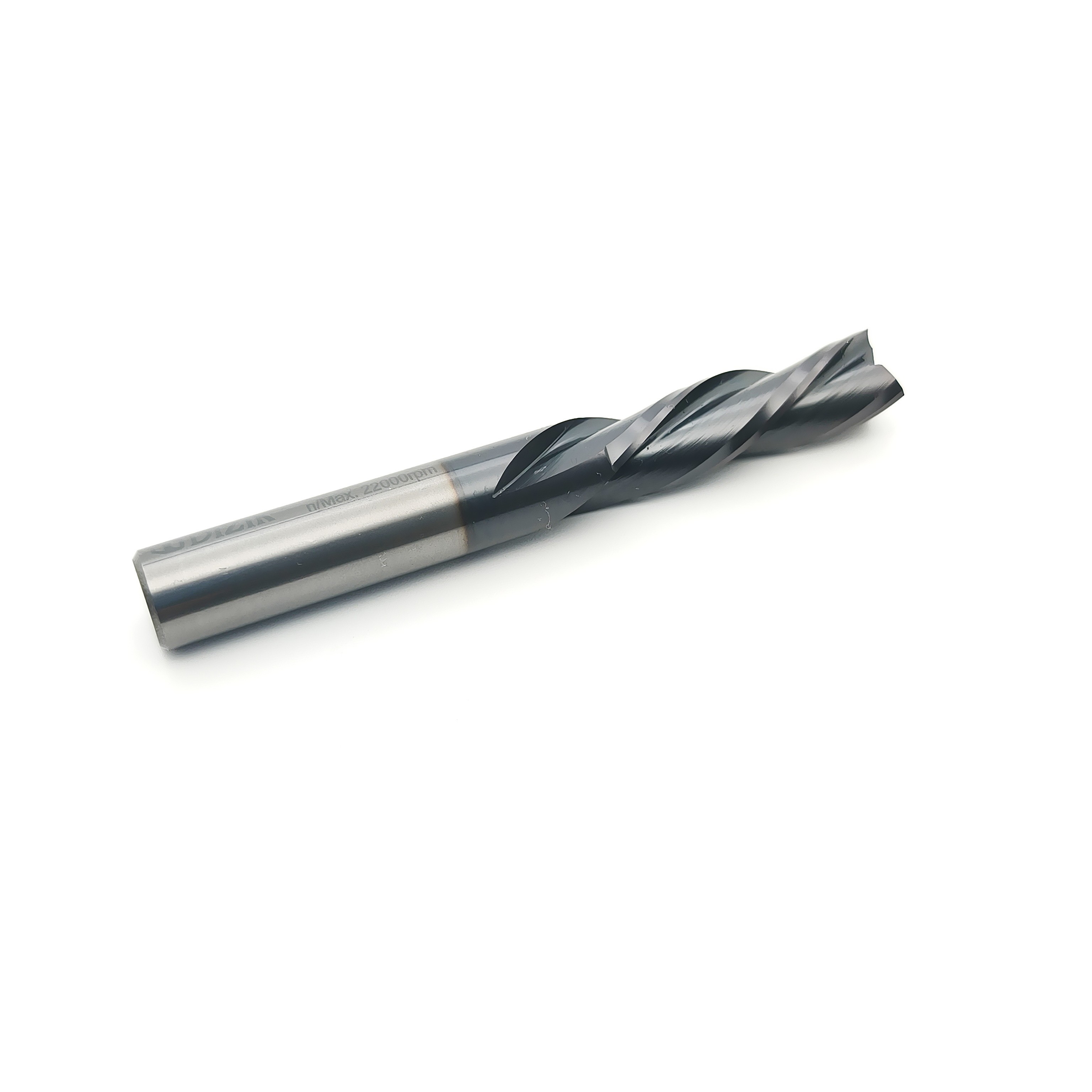 DiZiK HW-DLC 3-flute spiral downcut router bit for solid wood and plywood 45 View