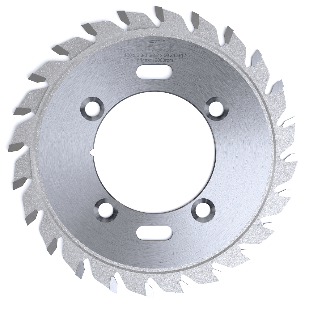 Lame de scie inciseur réglable HW,Lame de scie à inciser – Lame de coupe de précision pour stratifiés, placages et panneaux | DiZiK Tools
