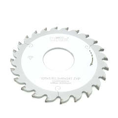 DiZik DPKCJ024 125x3.52.5x40x24T PCD diamond grooving saw blade, 3.5mm kerf for cabinet backboard slotting