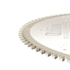 Detailed view of DiZiK Panel Saw Blade's additional features - Ideal for table sliding panel saws, 300x3.2x2.2x30 specification
