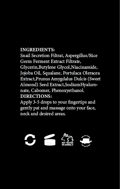 Snail serum, kit
