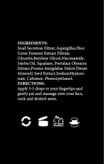 Snail serum, kit