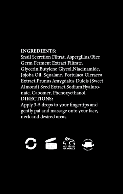 Snail serum, kit