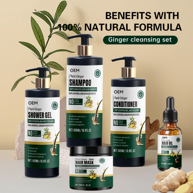 Plant Ginger Hair Care Set