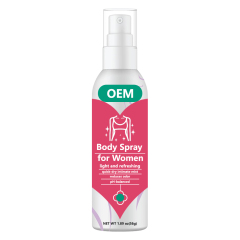 Feminine Body Spray Reduces Odor